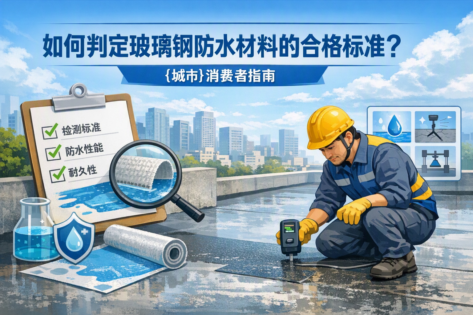 如何判定玻璃钢防水材料的合格标准? 延安 消费者指南