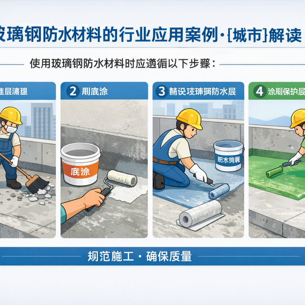 玻璃钢防水材料的行业应用案例,延安解读